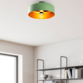 Opviq Vesta - 15077 Lámpara de araña verde de metal